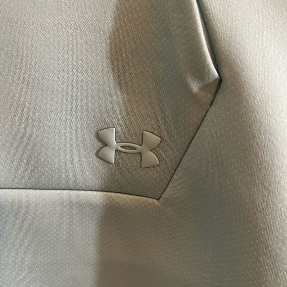 Under Armour Womens Sweatshirt Mint Green Unstoppable Move Mock Neck - Picture 3 of 7